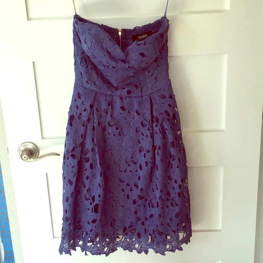 Blue NWOT LULU dress XS